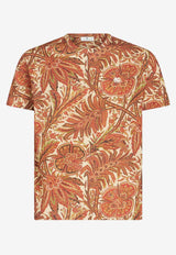 Etro Floral Foliage Print T-shirt 1Y020-9277 0800 Multicolor