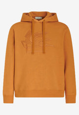 Etro Logo Embroidered Hooded Sweatshirt Caramel 1Y526-9291 0150