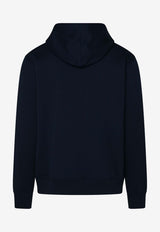 Etro Logo Embroidered Hooded Sweatshirt Navy 1Y526-9291 0200