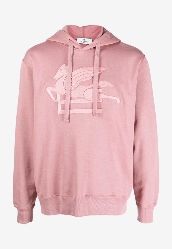 Etro Logo Embroidered Hoodie 1Y526-9291 0650 Pink