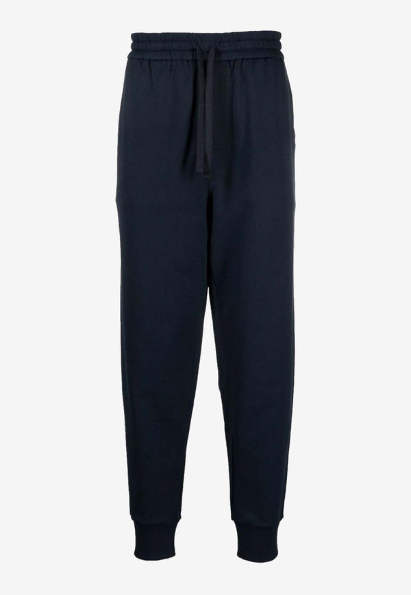 Etro Logo Embroidered Track Pants Navy 1Y531-9291 0200