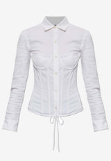 Buttoned Corsedet Shirt