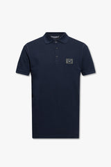 Logo-Patch Short-Sleeved Polo T-shirt