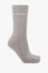 Logo Ribbed Socks