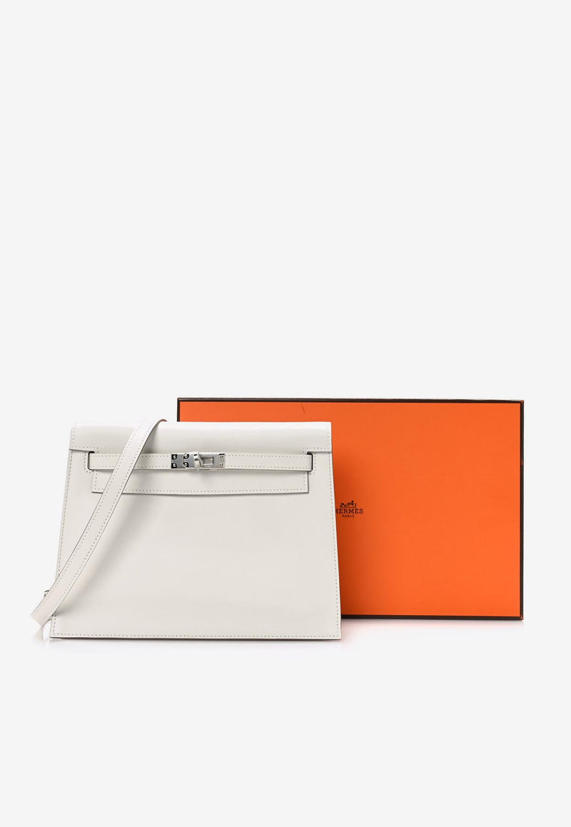 Hermès Kelly Danse II Belt Bag in Gris Pale Swift with Palladium Hardware