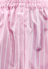 Striped Elasticated Shorts