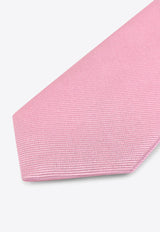 Striped Jacquard Silk Tie