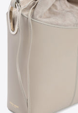 Leather Drawstring Bucket Bag