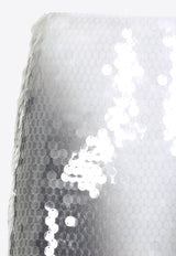 تنورة توانو بطول منتصف الساق مُزينة بالترتر