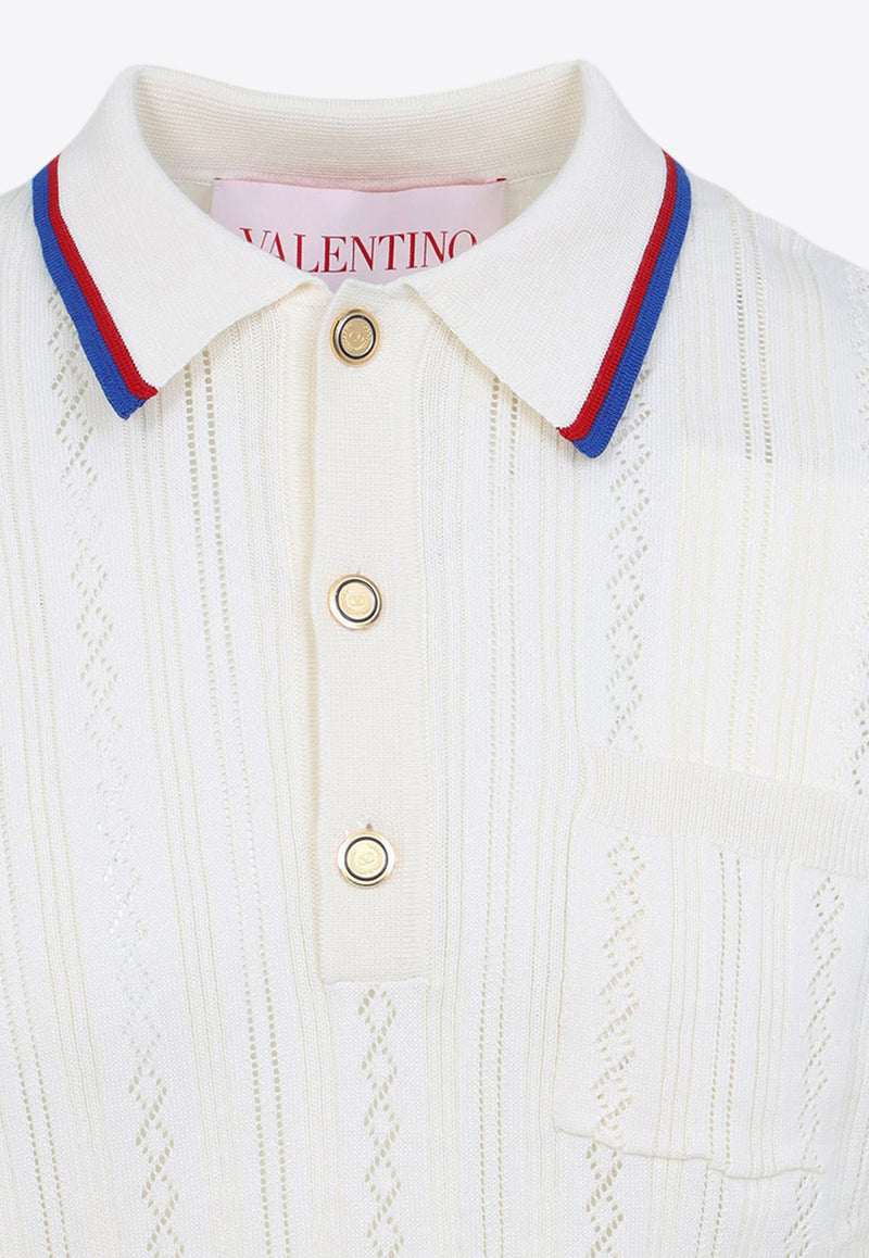 تي شيرت بولو محبوك