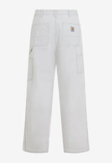 Mercer Single-Knee Striped Pants