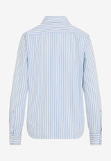 Accenni Long-Sleeved Stripe Shirt