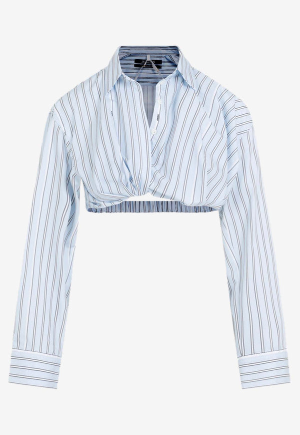 Bahia Striped Cropped Shirt