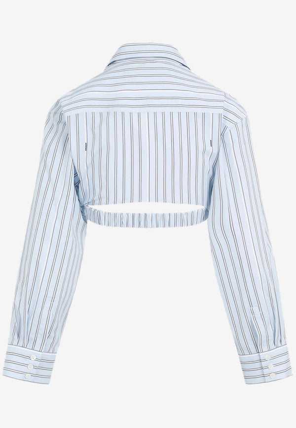 Bahia Striped Cropped Shirt
