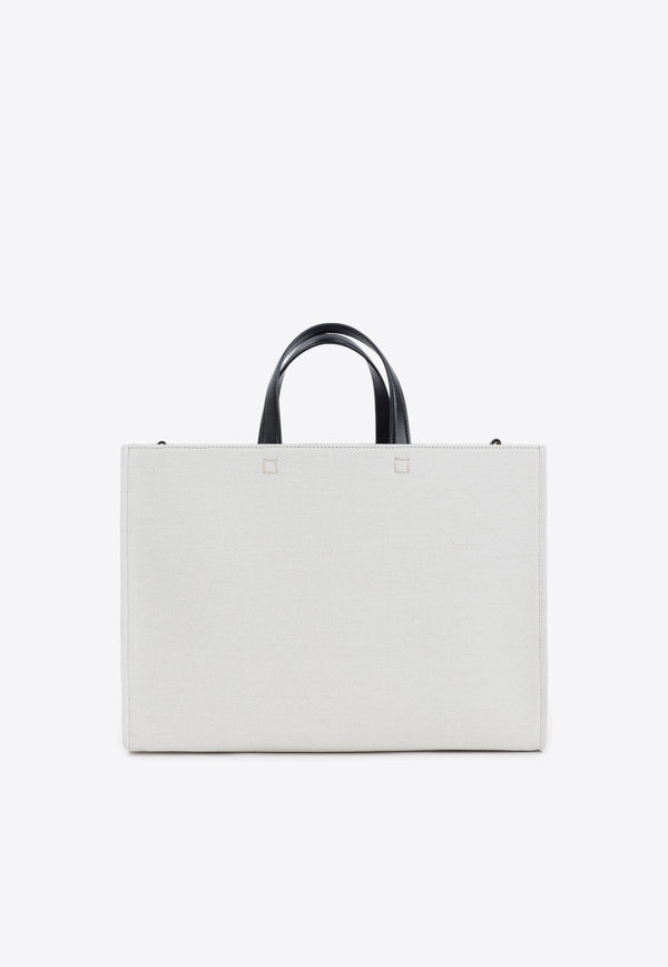 Medium G Canvas Tote Bag