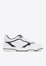 Re-Web Leather Low-Top Sneakers