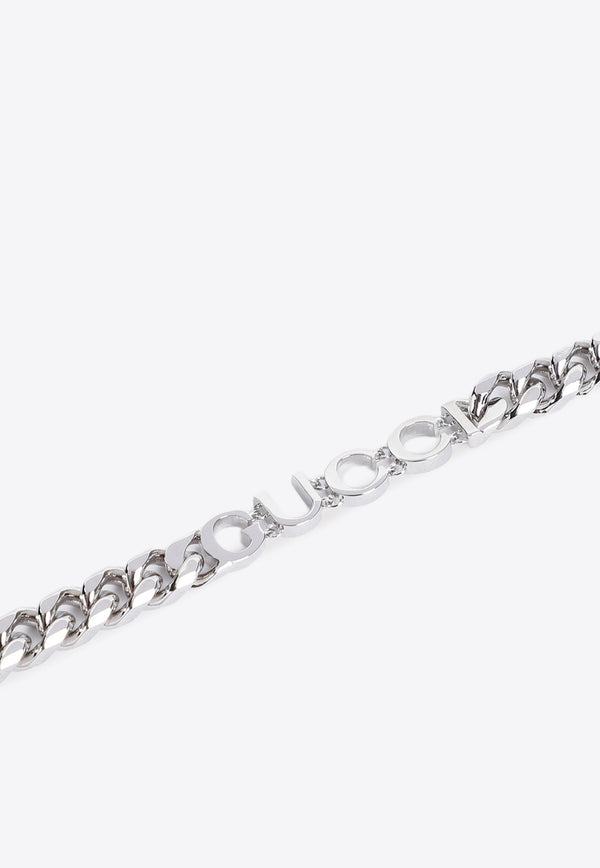 Logo Lettering Chain Bracelet