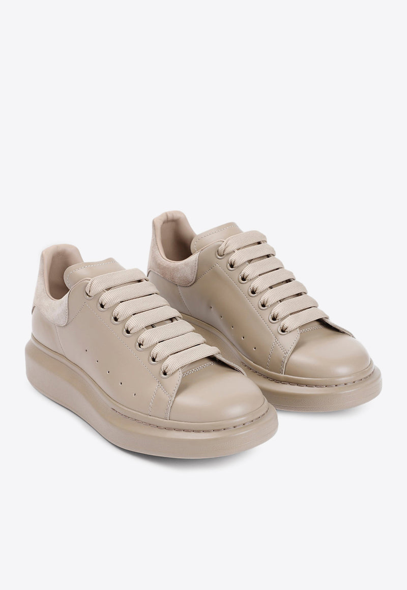 Oversize Chunky Leather Sneakers