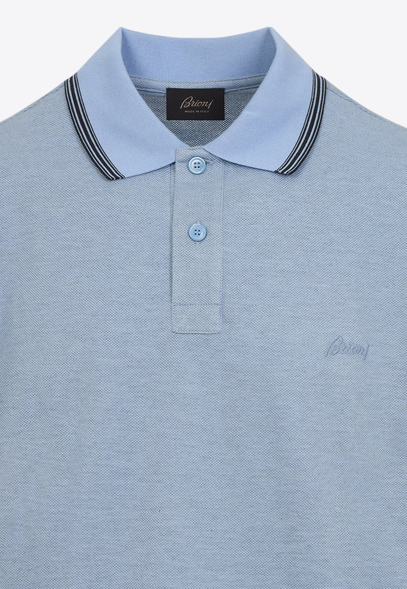Logo-Embroidered Polo T-shirt