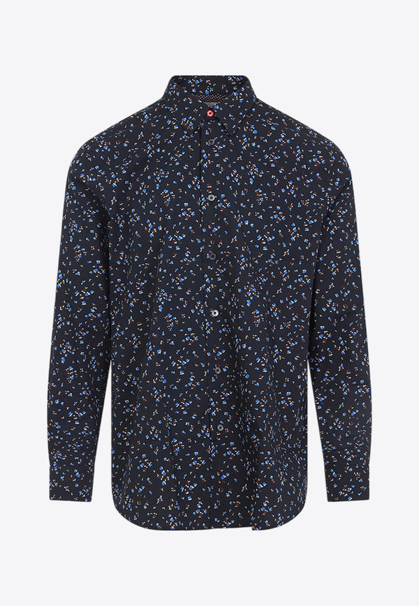 Patterned Long-Sleeved Shirt