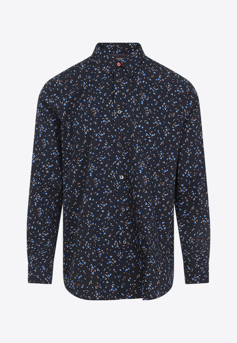 Patterned Long-Sleeved Shirt