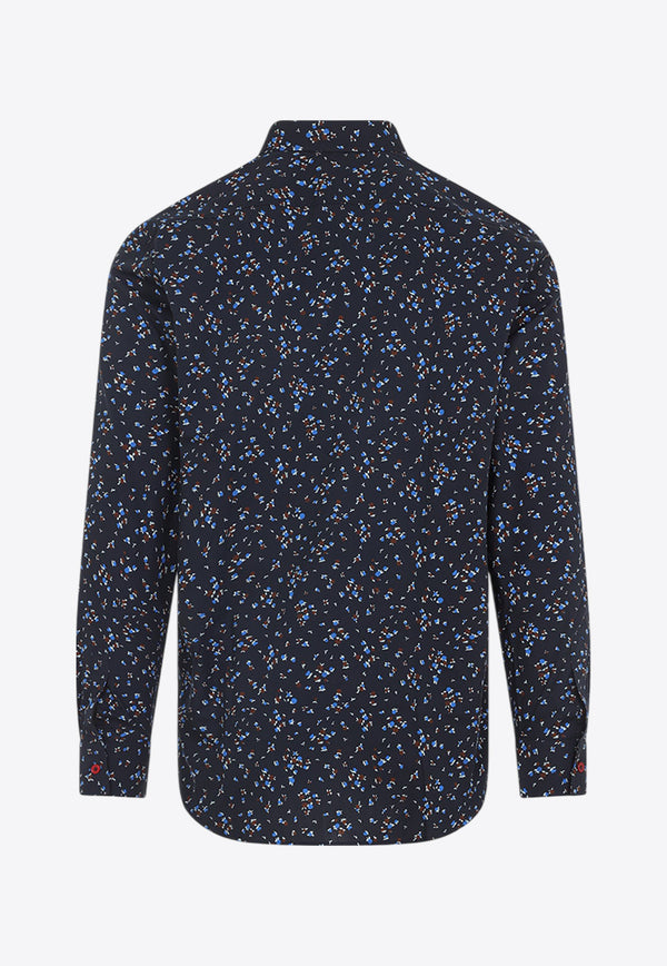 Patterned Long-Sleeved Shirt