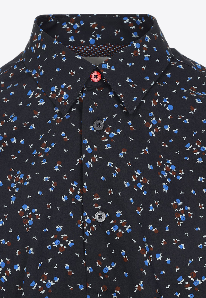 Patterned Long-Sleeved Shirt