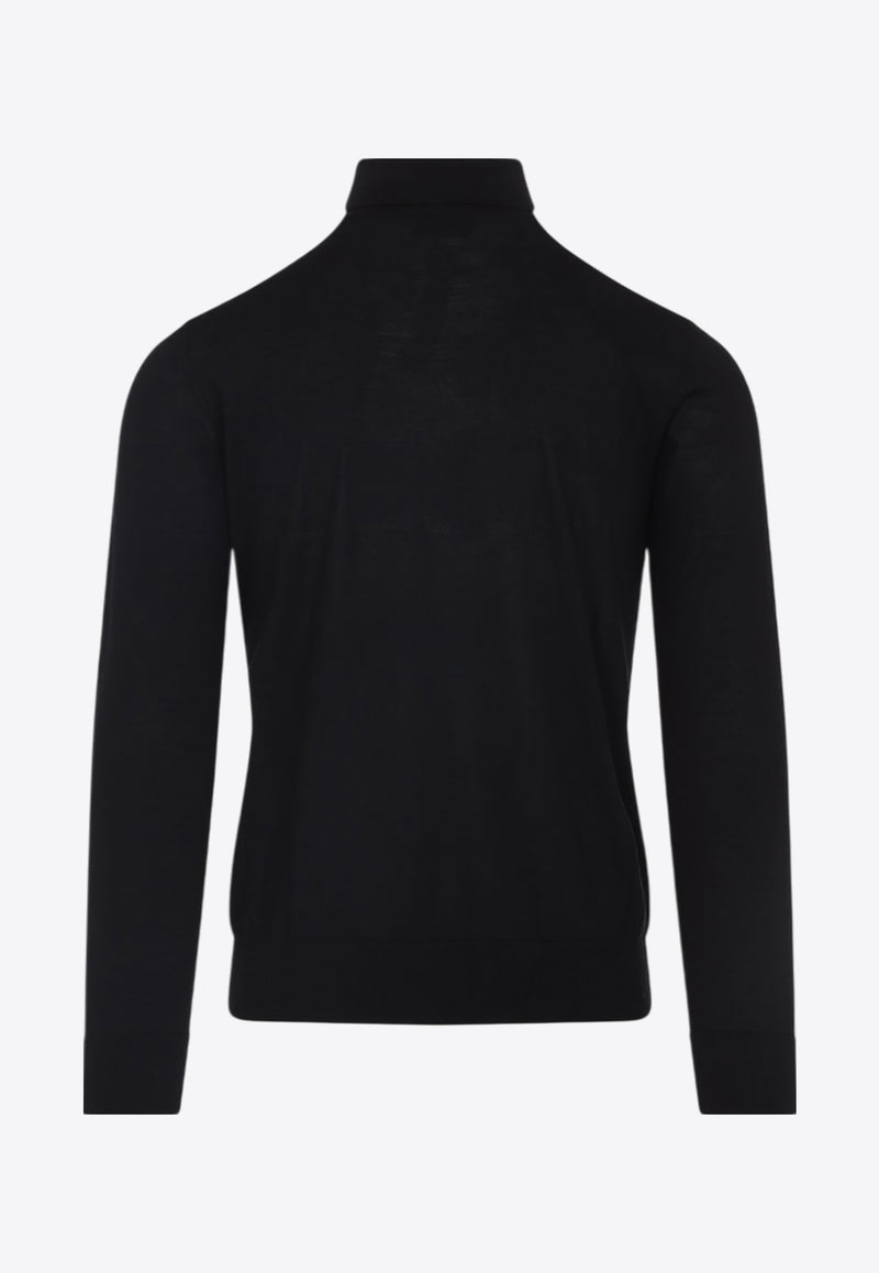 Cashmere High-Neck in Cashmere and Silk