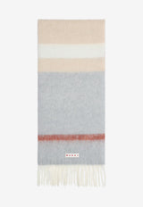 Alpaca-Blend Fringed Scarf