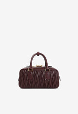 Arcadie Matelassé Nappa Leather Top Handle Bag