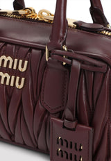 Arcadie Matelassé Nappa Leather Top Handle Bag