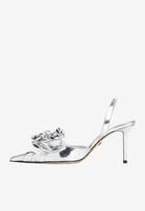 La Cadeau 85 Wrapped Leather Pumps