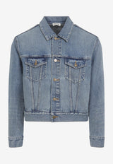 Washed-Out Denim Jacket