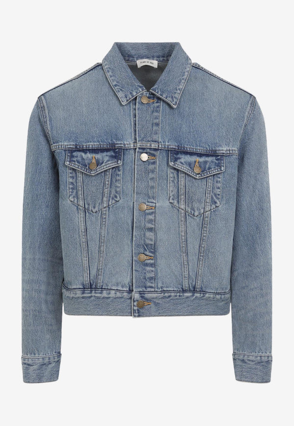 Washed-Out Denim Jacket