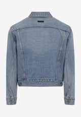Washed-Out Denim Jacket