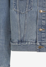 Washed-Out Denim Jacket