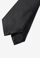 Leather-Effect Tie