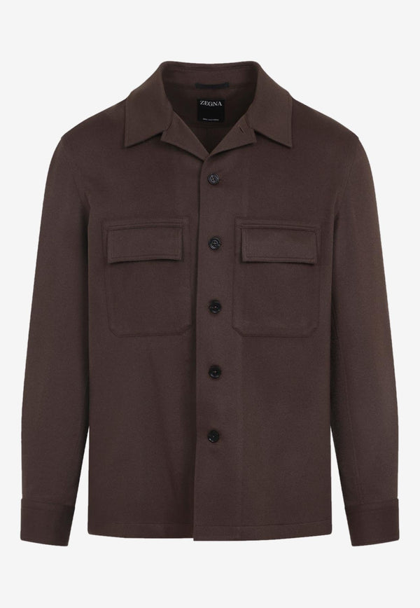 Cashmere Silk Overshirt