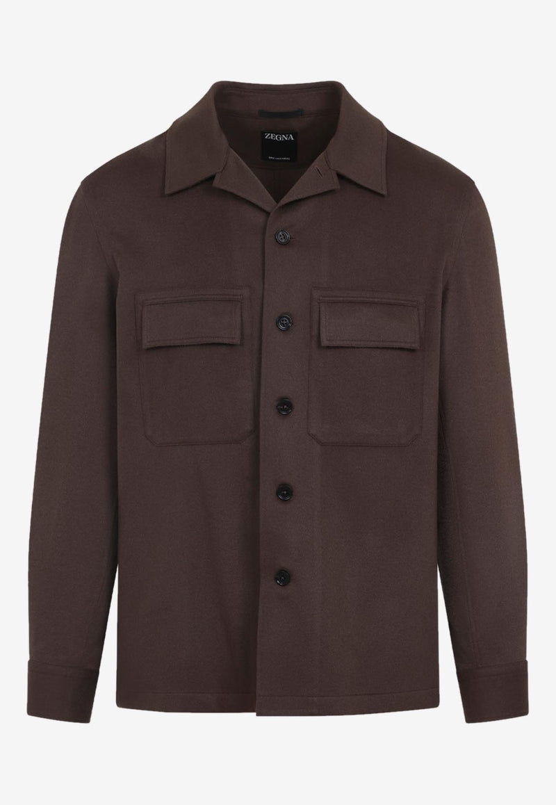 Cashmere Silk Overshirt