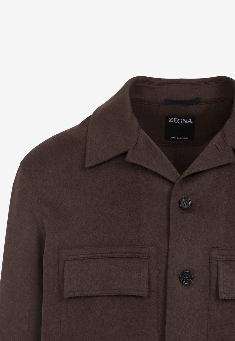 Cashmere Silk Overshirt