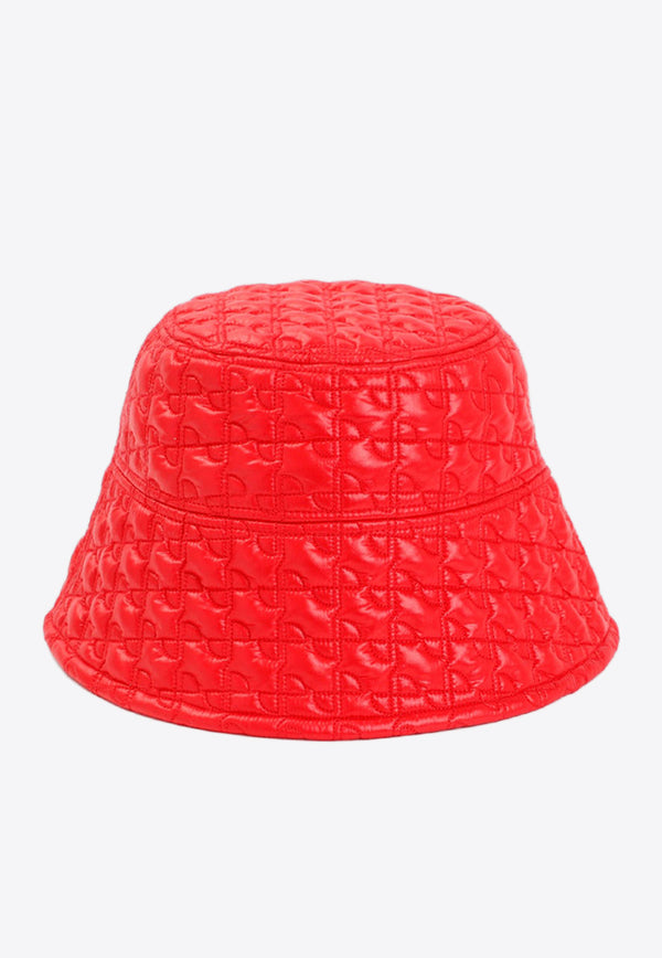 Logo-Embroidered Quilted Bucket Hat