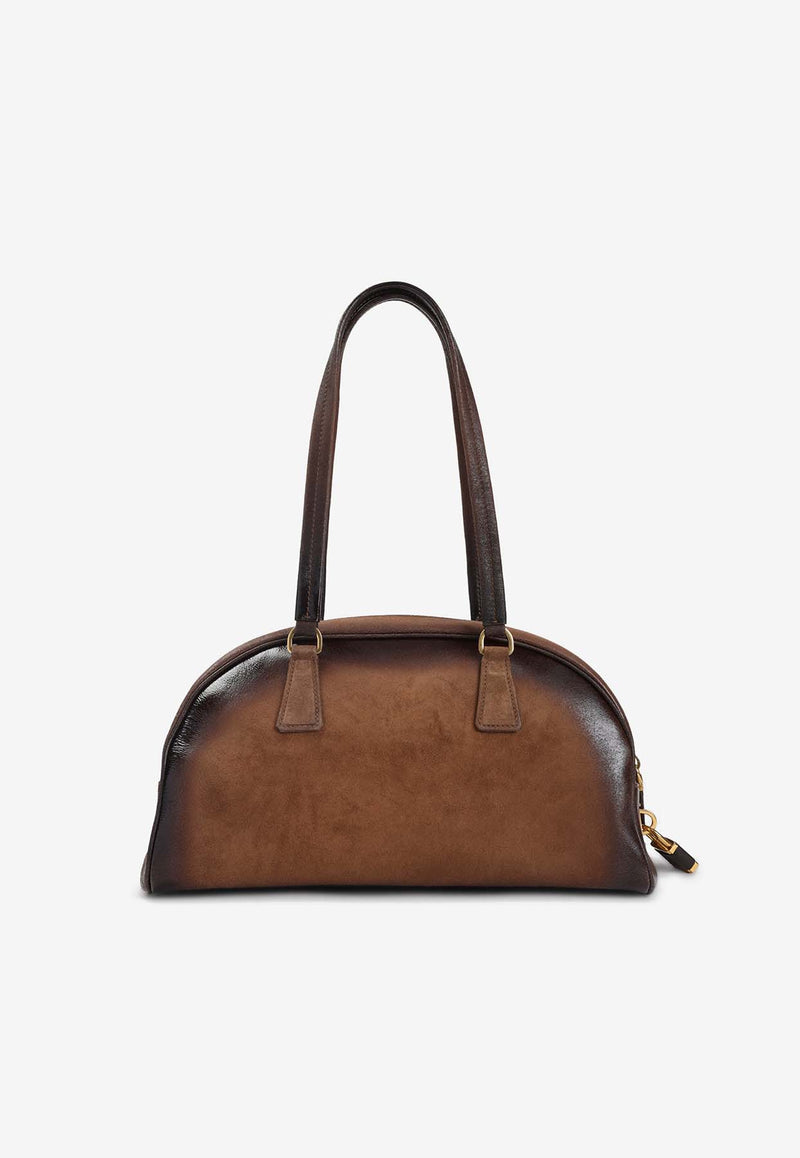 Vintage Leather Top Handle Bag