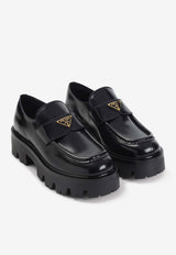 Calf Leather Flatform Loafers