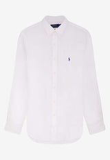 Logo-Embroidered Buttoned Shirt