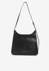 Platt Shoulder Bag in Cracked Leather