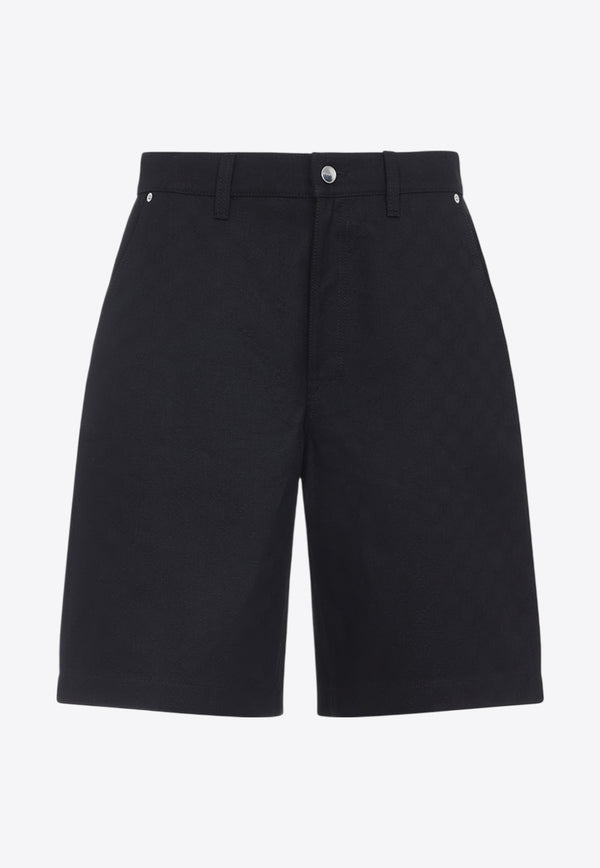 Logo-Jacquard Bermuda Shorts