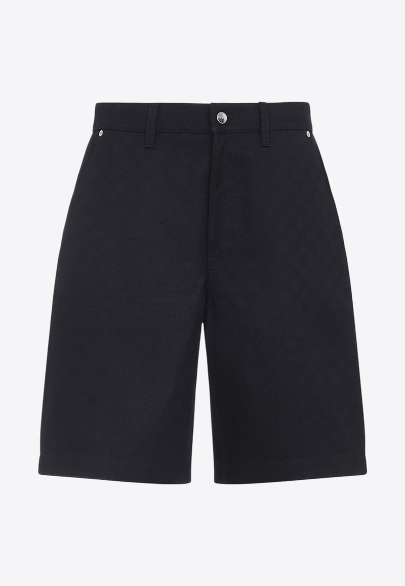 Logo-Jacquard Bermuda Shorts