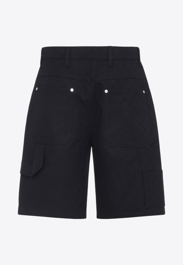 Logo-Jacquard Bermuda Shorts
