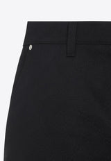 Logo-Jacquard Bermuda Shorts