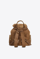 Triangle Logo Nylon Backpack